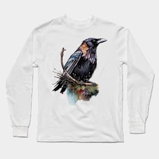 Majestic Crow Long Sleeve T-Shirt